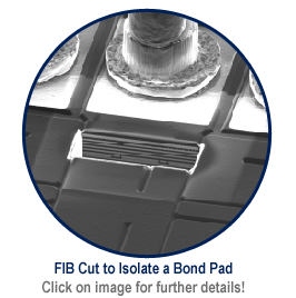 Bond Pad Device Modification