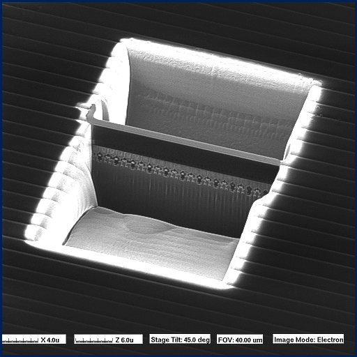 Thinning of Central Membrane